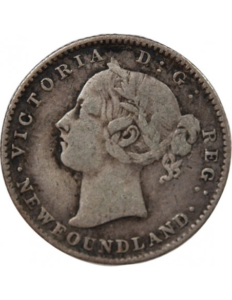 TERRE-NEUVE, VICTORIA - 10 CENTS 1890