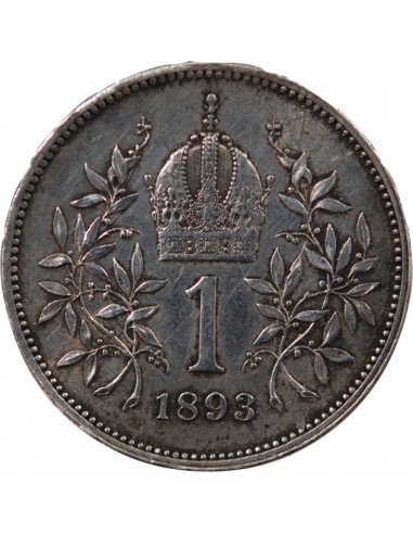 AUTRICHE, FRANÇOIS-JOSEPH Ier - 1 CORONA ARGENT 1893