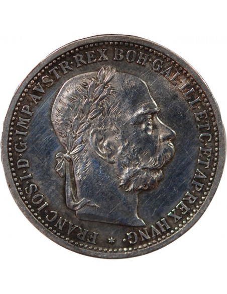 AUTRICHE, FRANÇOIS-JOSEPH Ier - 1 CORONA ARGENT 1893