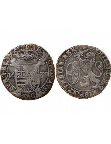 PAYS-BAS ESPAGNOLS, DUCHÉ DE BRABANT, PHILIPPE IV - ESCALIN AU LION 1639