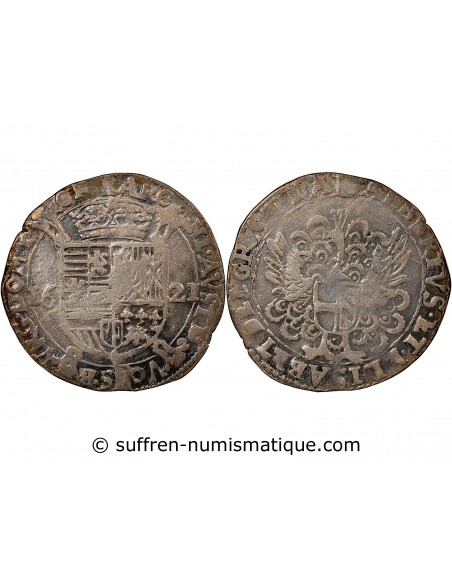 PAYS-BAS ESPAGNOLS, SEIGNEURIE DE TOURNAI, ALBERT ET ISABELLE - ESCALIN AU PAON 1621