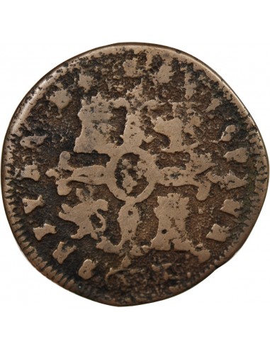 ESPAGNE, ISABELLE II - 8 MARAVEDIS 1837 PP PAMPELUNE