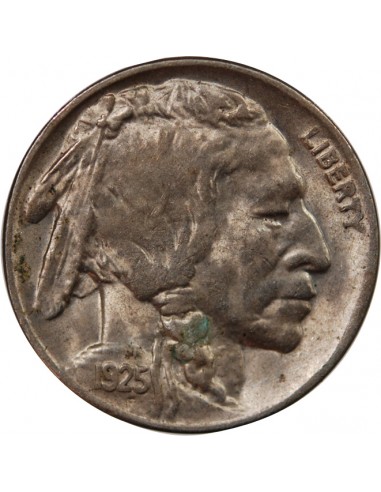 USA - 5 CENTS "Buffalo Nickel" 1925 PHILADELPHIE