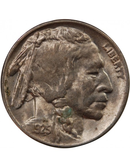 USA - 5 CENTS "Buffalo Nickel" 1925 PHILADELPHIE