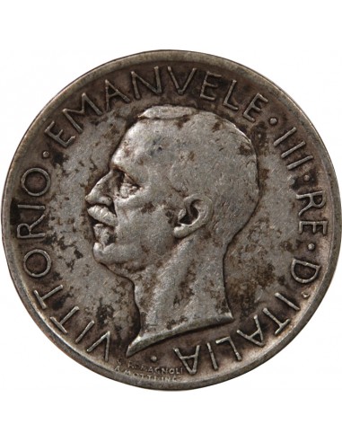 ITALIE, VICTOR-EMMANUEL III - 5 LIRE ARGENT 1929 R ROME