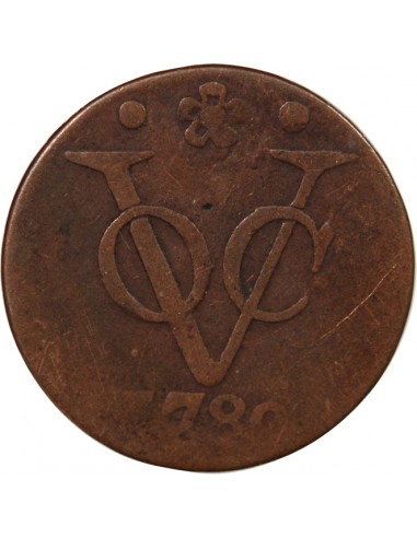 INDES ORIENTALES NÉERLANDAISES - VOC HOLLANDE - 1 DUIT 1780
