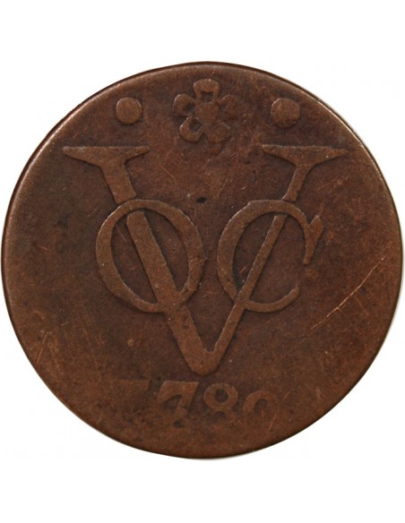 INDES ORIENTALES NÉERLANDAISES - VOC HOLLANDE - 1 DUIT 1780