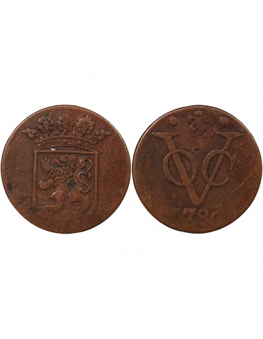 INDES ORIENTALES NÉERLANDAISES - VOC HOLLANDE - 1 DUIT 1780