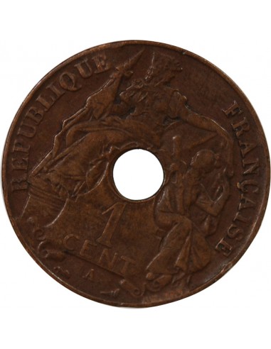INDOCHINE FRANCAISE - 1 CENTIME 1917 A PARIS