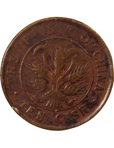 CHINE - 10 CASH 1920
