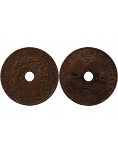 INDOCHINE FRANCAISE - 1 CENTIME 1901 A PARIS 2