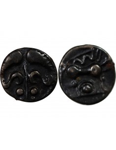 ANDECAVES, REGION D'ANGERS - OBOLE ARGENT "au type de Chaloire" 2