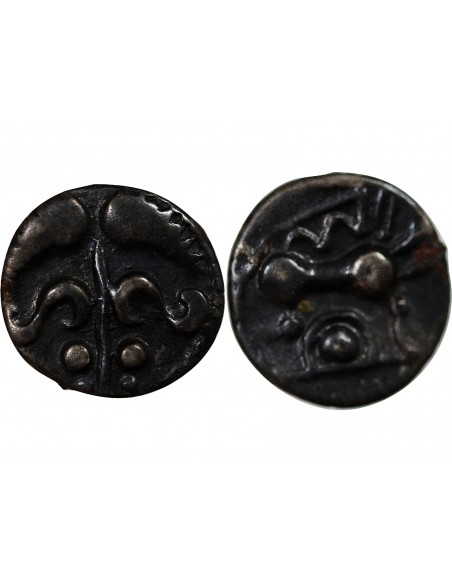 ANDECAVES, REGION D'ANGERS - OBOLE ARGENT "au type de Chaloire"