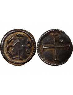 CAROLINGIEN - FRACTION DE DENIER ARGENT IXème siècle 2