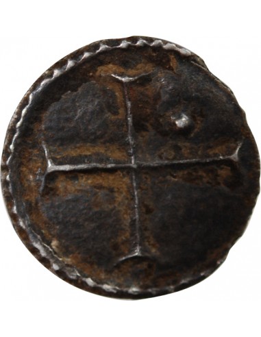 CAROLINGIEN - FRACTION DE DENIER ARGENT IXème siècle