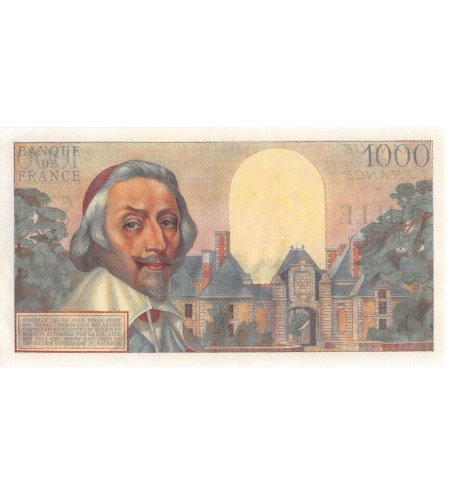 1000 FRANCS RICHELIEU 07.04.1955