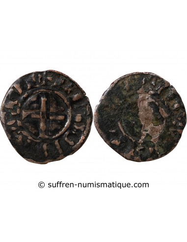 DUCHÉ DE BRETAGNE, GUY DE THOUARS - DENIER 1199 / 1201 NANTES