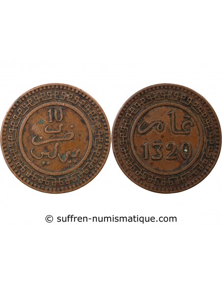 MAROC, ABDELAZIZ - 10 MOUZOUNAS 1320 (1902-1903)