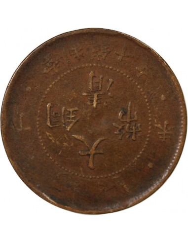 CHINE, GUANGXU - 10 CASH - AN 44 1907 TIENTSIN