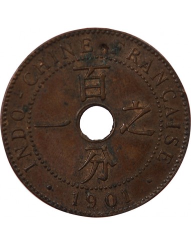 INDOCHINE FRANCAISE - 1 CENTIME 1901 A PARIS