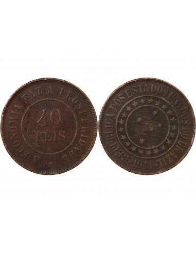 BRESIL - 40 REIS 1911
