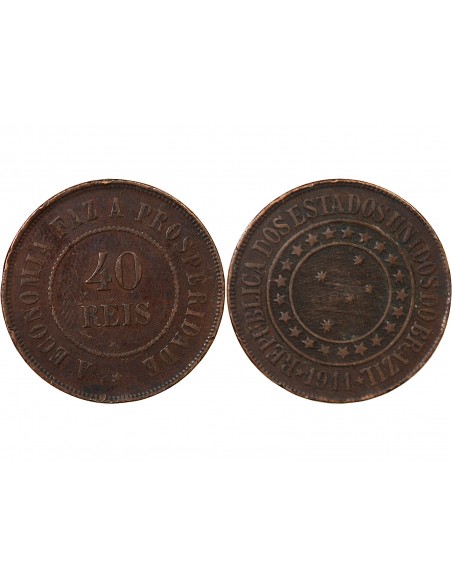 BRESIL - 40 REIS 1911