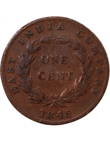 COMPAGNIE BRITANNIQUE DES INDES ORIENTALES, ETABLISSEMENTS DES DETROITS, VICTORIA - 1 CENT 1945