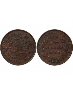 INDES BRITANNIQUES - 1/4 ANNA 1835 2