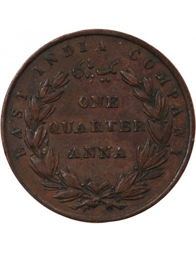 INDES BRITANNIQUES - 1/4 ANNA 1835