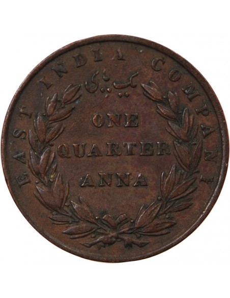 INDES BRITANNIQUES - 1/4 ANNA 1835