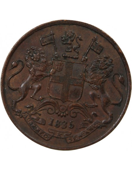 INDES BRITANNIQUES - 1/4 ANNA 1835