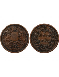 INDES BRITANNIQUES - 1/2 ANNA 1835 2