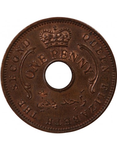 NIGERIA, ELISABETH II - PENNY 1959