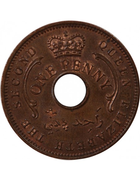 NIGERIA, ELISABETH II - PENNY 1959