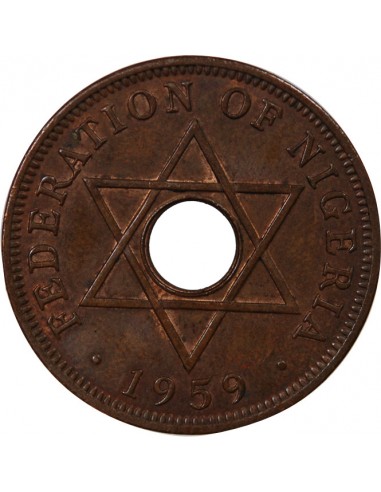 NIGERIA, ELISABETH II - PENNY 1959