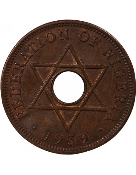 NIGERIA, ELISABETH II - PENNY 1959