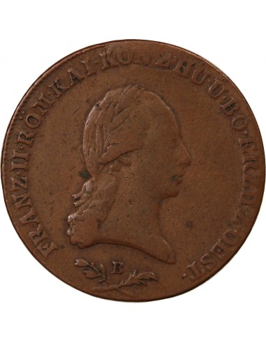 AUTRICHE, FRANÇOIS II - 6 KREUZER 1800 B KREMINCA