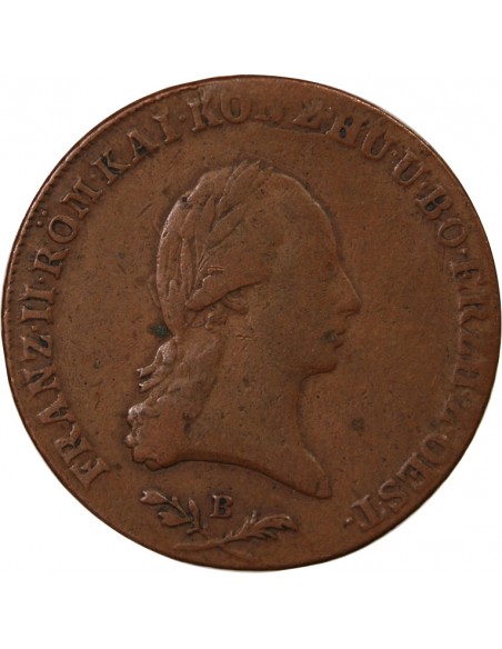 AUTRICHE, FRANÇOIS II - 6 KREUZER 1800 B KREMINCA