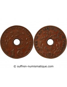 INDES ORIENTALES NÉERLANDAISES, WILHELMINE - 1 CENT 1938