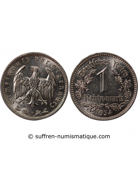 ALLEMAGNE - 1 MARK 1934 A BERLIN