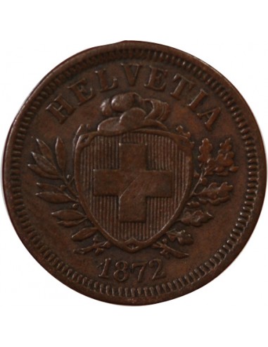 SUISSE - 1 CENTIME ECUSSON 1872 B