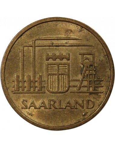 ALLEMAGNE, SARRE - 50 FRANKEN 1954