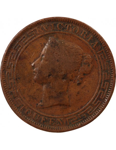 CEYLAN, VICTORIA - 5 CENTS 1890