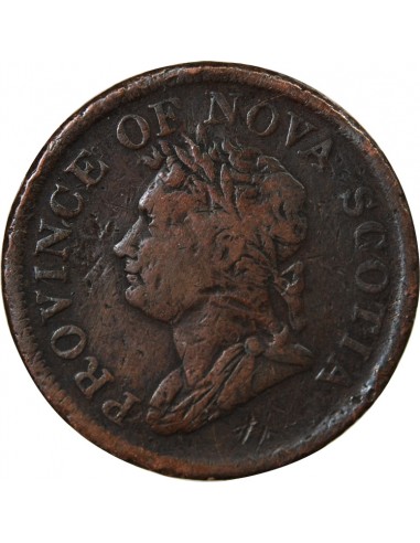 CANADA NOUVELLE ECOSSE, GEORGE IV - 1 PENNY TOKEN 1832