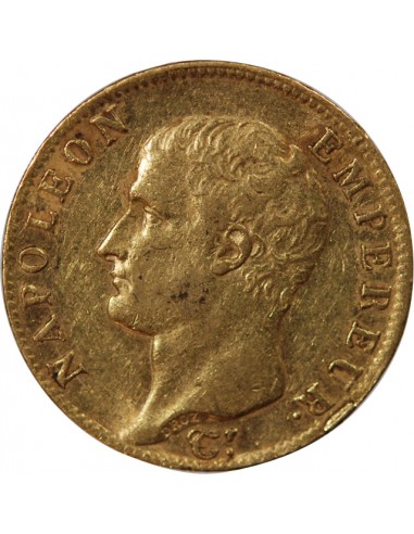 NAPOLEON Ier﻿ - 20 FRANCS OR 1806 A PARIS﻿ "Calendrier grégorien"
