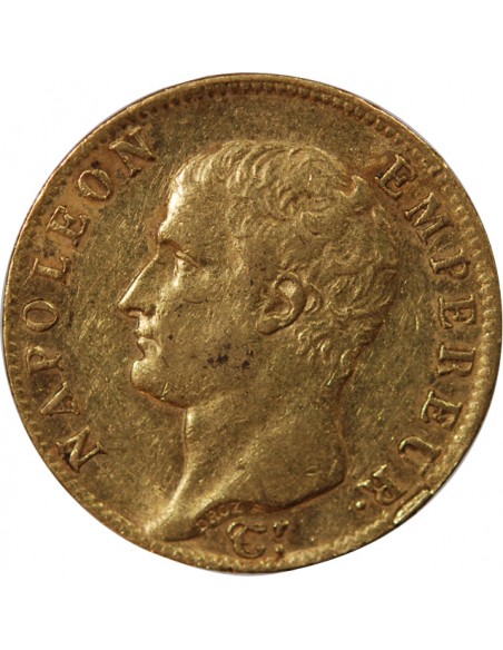NAPOLEON Ier﻿ - 20 FRANCS OR 1806 A PARIS﻿ "Calendrier grégorien"