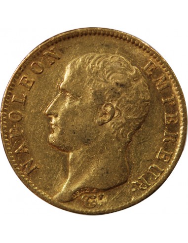 NAPOLEON Ier﻿ - 20 FRANCS OR 1806 A PARIS﻿ "Calendrier grégorien"