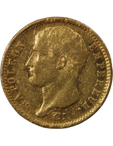 NAPOLEON Ier - 20 FRANCS OR 1807 A PARIS "Type Transitoire"