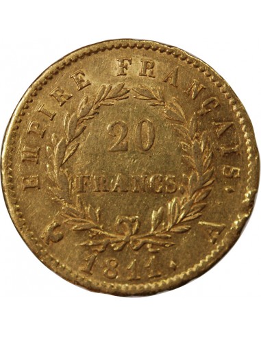 NAPOLEON Ier - 20 FRANCS OR 1811 A PARIS
