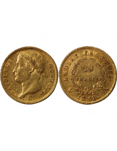 NAPOLÉON Ier - 20 FRANCS OR 1812 A PARIS